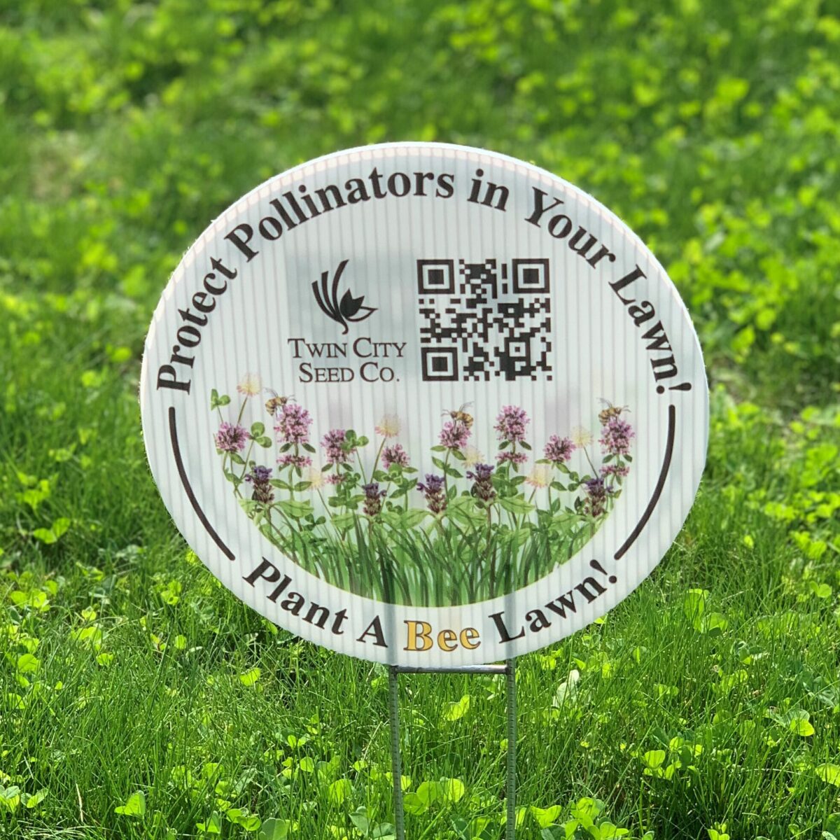 Bee Lawn Yard Sign